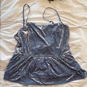 AE Velvet Blue Cami Top